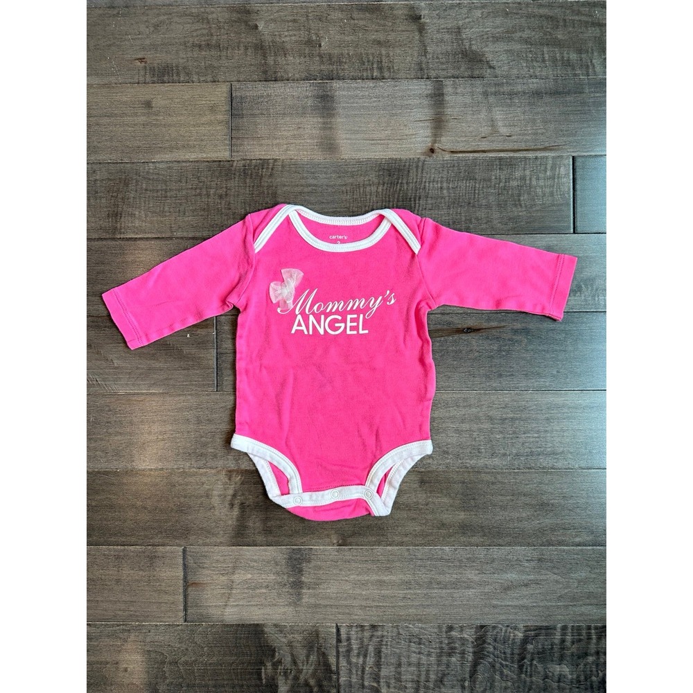Carters Long Sleeve Onsie Mommys Angel Size 3 Months
